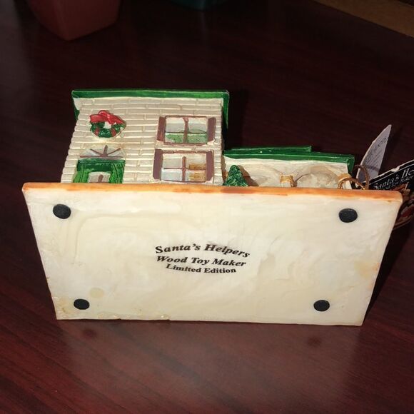 Santa’s Helpers Limited Edition Wood Toy Maker Christmas Ornament Decor - Picture 6 of 9